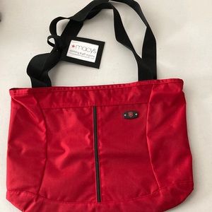 Victorinox makers of the Swiss Army Knife, Red carry on tote bag.